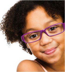 Child Wearing Glasses